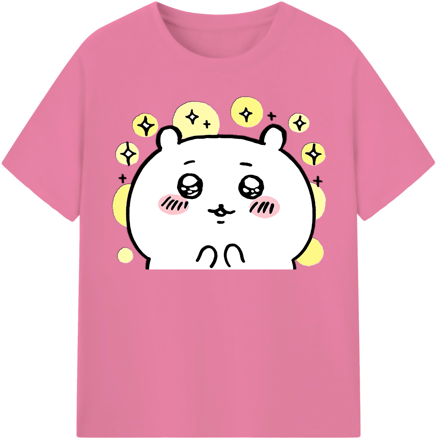 （画像用） ちいかわ ちいかわ Chii-kawa chiikawa 綿100％半袖Tシャツ（フロントプリント）